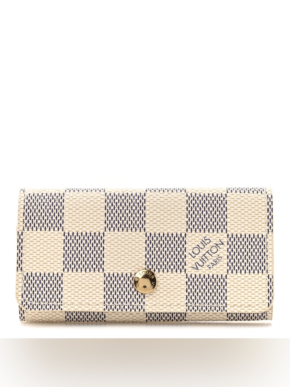 LOUIS VUITTON Damier Azur Multicles 4 Key Holder Wallet